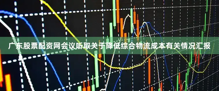 广东股票配资网会议听取关于降低综合物流成本有关情况汇报