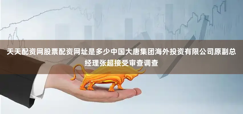 天天配资网股票配资网址是多少中国大唐集团海外投资有限公司原副总经理张超接受审查调查
