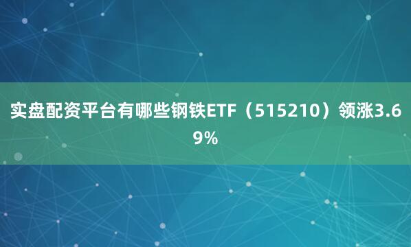 实盘配资平台有哪些钢铁ETF（515210）领涨3.69%