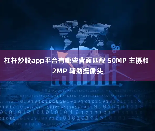 杠杆炒股app平台有哪些背面匹配 50MP 主摄和 2MP 辅助摄像头